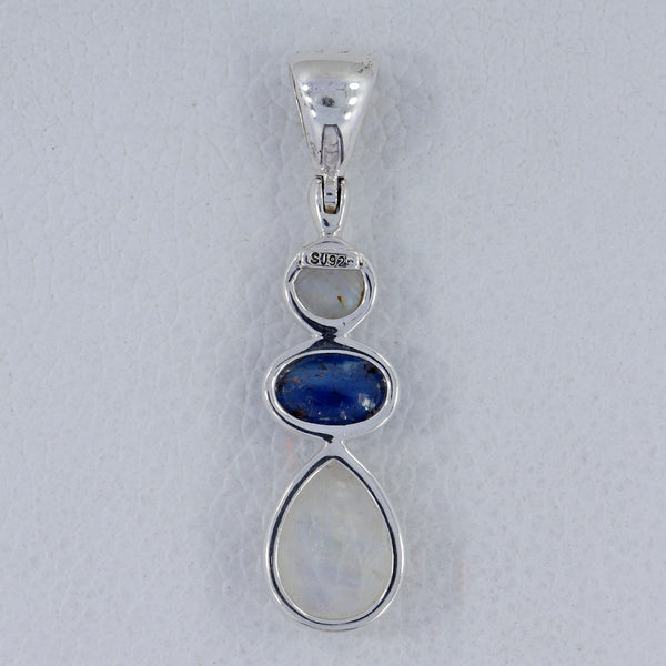 925 Silver Rainbow Moonstone Pendants