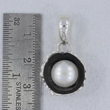 Pearl Gemstone Silver Pendant