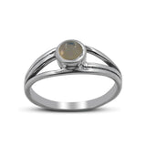 925 Silver Ethiopian Opal Ring