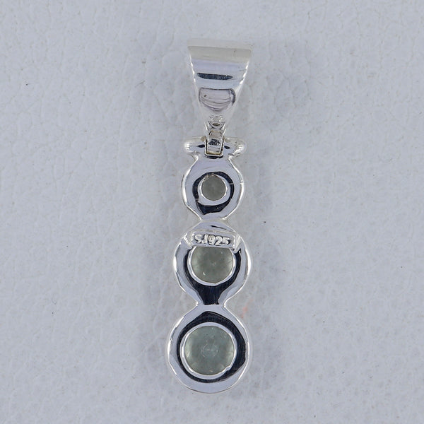 925 Silver Green Amethyst Pendants