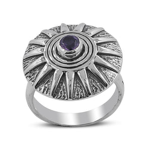 Multi Tourmaline Sterling Silver Rings