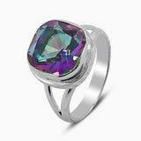 Mystic Quartz Handmade Silver Rings