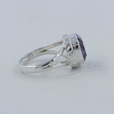 Mystic Quartz Handmade Silver Ring