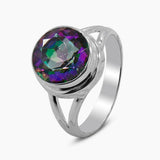 Mystic Quartz Handmade Silver Rings