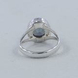 Mystic Quartz Handmade Silver Ring