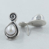 Pearl Silver Earrings