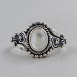 Black Onyx Silver Ring