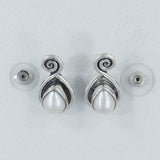 Pearl Silver Earrings