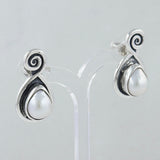 Pearl Silver Earrings