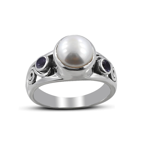 Fresh Water Pearl Silver Rings