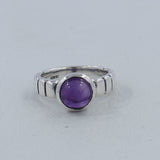 Rainbow Moonstone Sterling Silver Ring