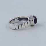 Rainbow Moonstone Sterling Silver Ring