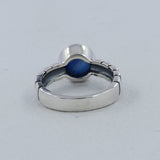 Rainbow Moonstone Sterling Silver Ring