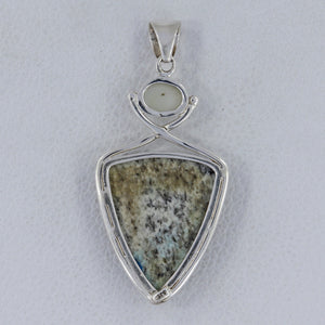 925 Sterling Silver K2 Jasper Pendants