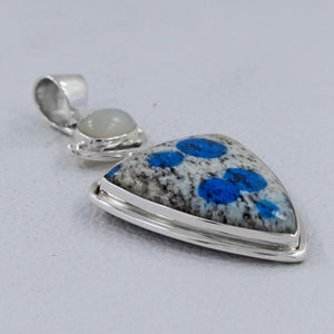 925 Sterling Silver K2 Jasper Pendants