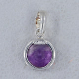 925 Sterling Silver Amethyst Pendant