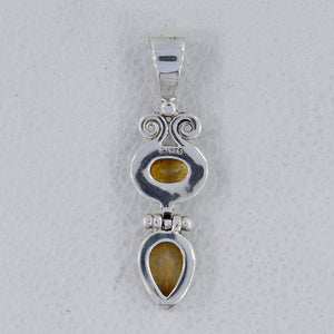 925 Sterling Silver Citrine Pendants