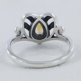 Natural Citrine Silver Ring