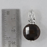 Smoky Quartz Silver Pendant