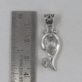 925 Silver Blue Topaz Pendant