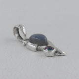 Blue Topaz 925 Sterling Silver Pendant