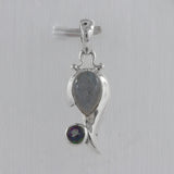 925 Silver Blue Topaz Pendant