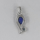 Blue Topaz 925 Sterling Silver Pendant