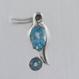 Blue Topaz 925 Silver Pendant