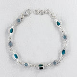 Mexican Turquoise Silver Bracelet