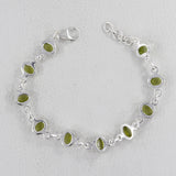 August Birthstone Peridot Bracelet