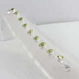 August Birthstone Peridot Bracelet