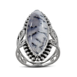 Natural Lapis Lazuli Silver Ring