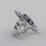 Natural Lapis Lazuli Silver Ring