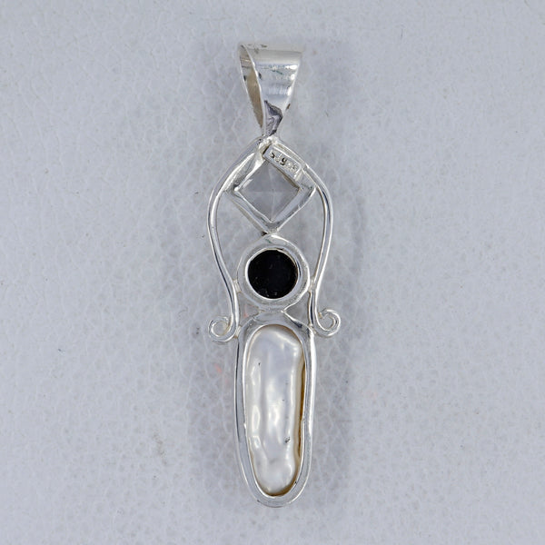 Natural Fresh Water Pearl Silver Pendants