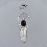 Natural Fresh Water Pearl Silver Pendant