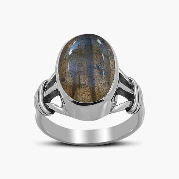925 Sterling Silver Labradorite Rings