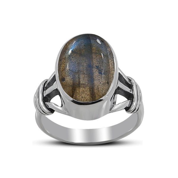 925 Sterling Silver Labradorite Rings