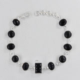 Natural Black Onyx Gemstone Bracelet at Best Price