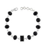 Natural Black Onyx Gemstone Bracelet at Best Price