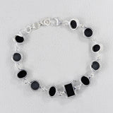 Natural Black Onyx Gemstone Bracelet at Best Price