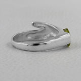 925 Starling Silver Peridot Ring