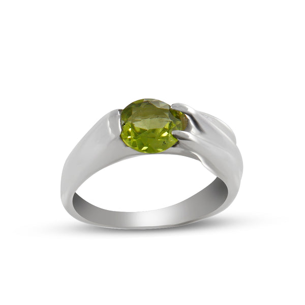 925 Sterling Silver Peridot Rings