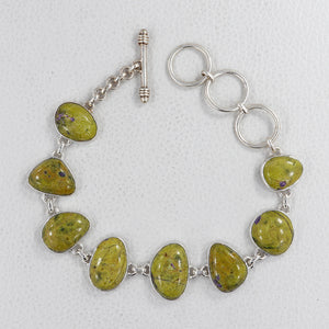Tasmanian Serpentine Silver Bracelets