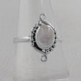 Tourmaline Silver Ring