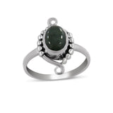 Tourmaline Silver Ring