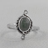 Tourmaline Silver Ring