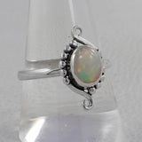 Tourmaline Silver Ring