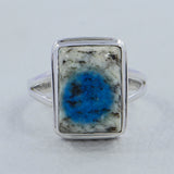 K2 Jasper Sterling Silver Handmade Ring