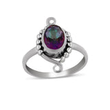 Tourmaline Silver Ring