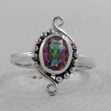 Tourmaline Silver Ring